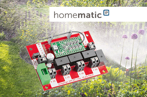 Binden Sie Ihre Gartenbewässerung in Homematic IP ein